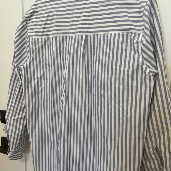 Athleta long striped shirt button down cover up - Picture 9 of 10